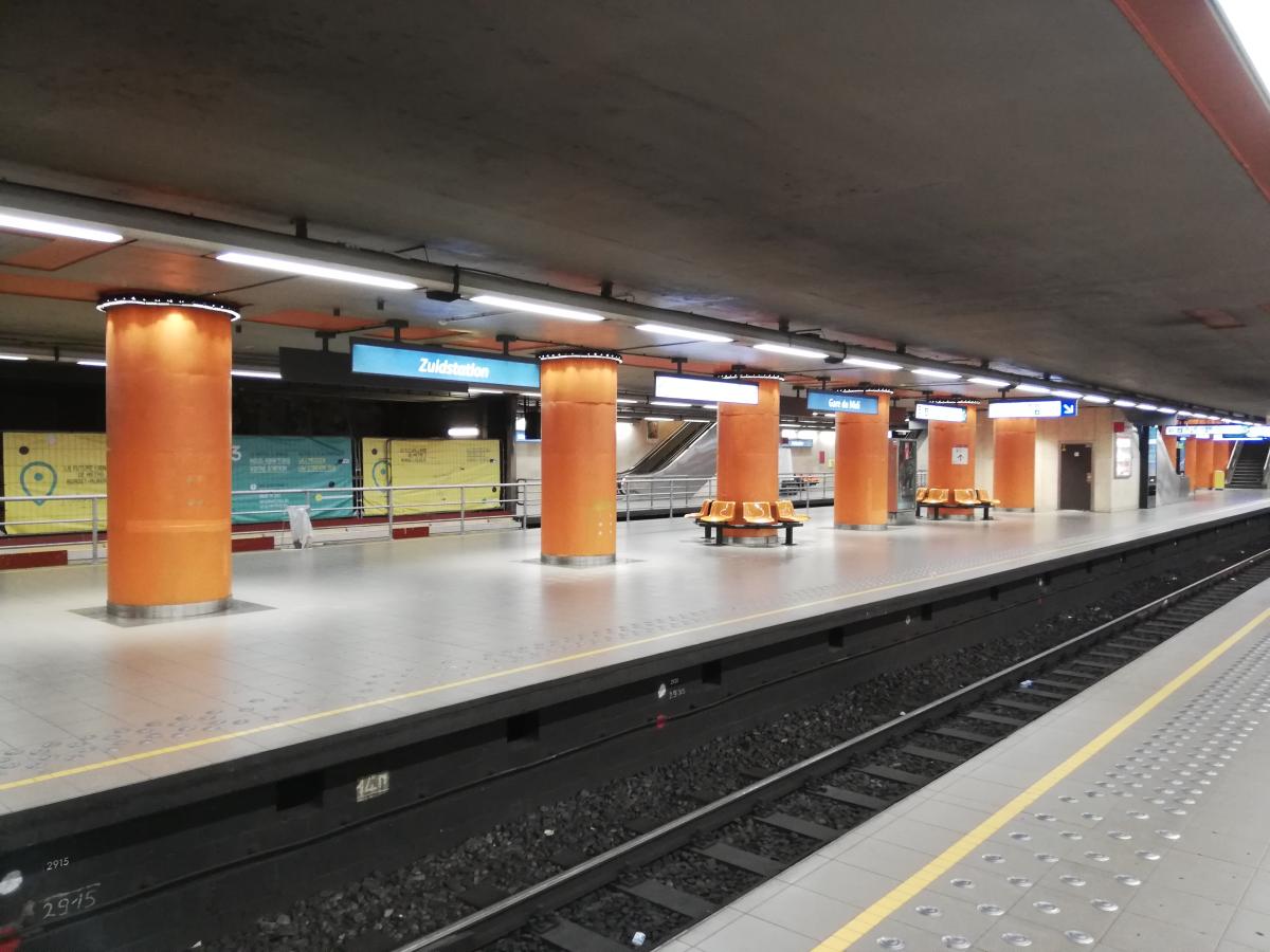 Le niveau -3 de la station Gare du Midi