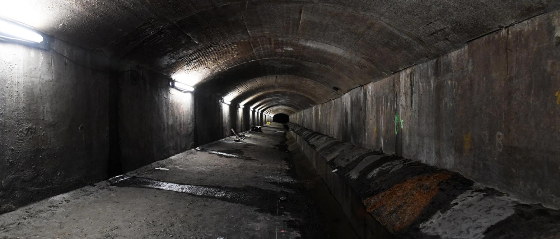 L'ancien pertuis de la Senne sous le boulevard Lemonnier